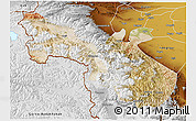 Satellite 3D Map of Akto, physical outside