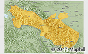 Savanna Style 3D Map of Akto