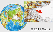 Physical Location Map of Akto, highlighted parent region