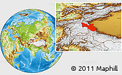 Physical Location Map of Akto