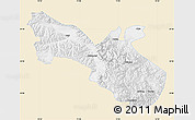 Classic Style Map of Akto, single color outside