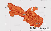 Political Map of Akto, cropped outside