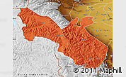 Political Map of Akto, physical outside