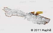 Physical Panoramic Map of Akto, cropped outside