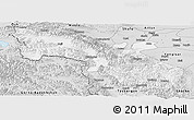 Silver Style Panoramic Map of Akto