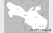 Gray Simple Map of Akto