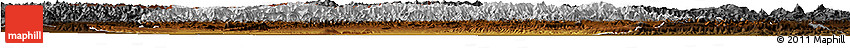 Physical Horizon Map of Artux, darken Physical Horizon Map of Artux, darken