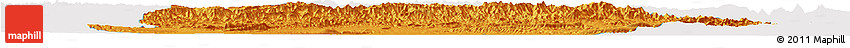Political Horizon Map of Artux, single color outside