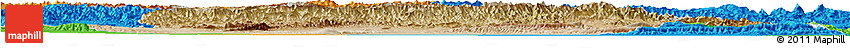 Satellite Horizon Map of Artux, political outside