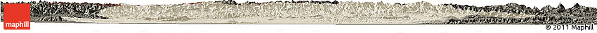 Shaded Relief Horizon Map of Artux, darken Shaded Relief Horizon Map of Artux, darken