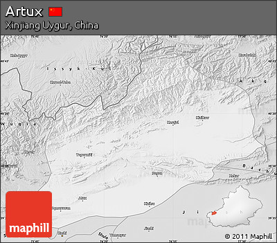 Silver Style Map of Artux