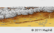 Physical Panoramic Map of Baicheng