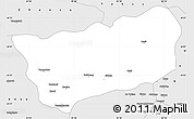 Silver Style Simple Map of Baicheng