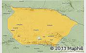 Savanna Style 3D Map of Barkol