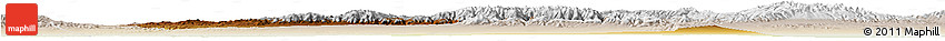 Physical Horizon Map of Barkol, lighten