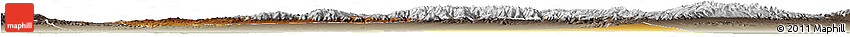 Physical Horizon Map of Barkol, semi-desaturated