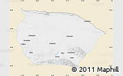 Classic Style Map of Barkol, single color outside
