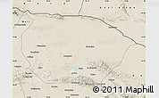Shaded Relief Map of Barkol