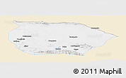 Classic Style Panoramic Map of Barkol, single color outside