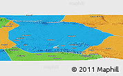 Political Panoramic Map of Barkol