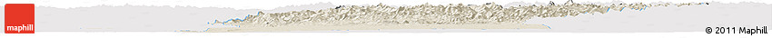 Shaded Relief Horizon Map of Fuyun, single color outside