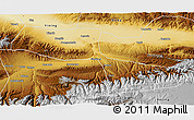 Physical 3D Map of Gongliu