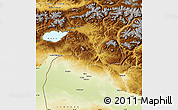 Physical Map of Habahe