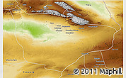 Physical 3D Map of Hami