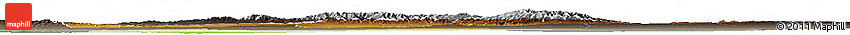 Physical Horizon Map of Hami, darken, semi-desaturated