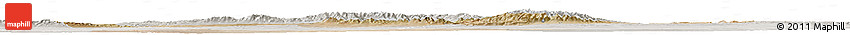 Satellite Horizon Map of Hami, lighten, semi-desaturated