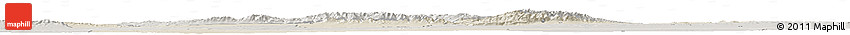 Shaded Relief Horizon Map of Hami, semi-desaturated Shaded Relief Horizon Map of Hami, semi-desaturated
