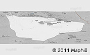 Gray Panoramic Map of Hami