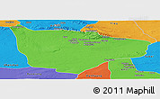 Political Panoramic Map of Hami