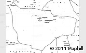 Blank Simple Map of Hami