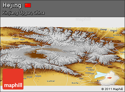 Physical 3D Map of Hejing