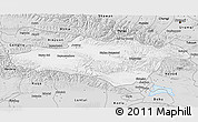 Silver Style 3D Map of Hejing