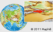 Physical Location Map of Hejing