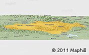 Savanna Style Panoramic Map of Hejing