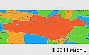 Political Simple Map of Hejing