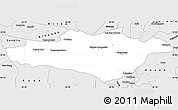 Silver Style Simple Map of Hejing