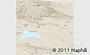 Shaded Relief 3D Map of Hoxud