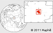 Blank Location Map of Hoxud