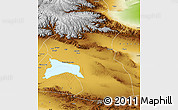 Physical Map of Hoxud