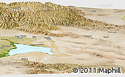 Satellite Panoramic Map of Hoxud