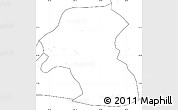 Blank Simple Map of Hoxud, no labels
