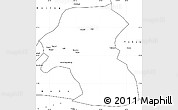 Blank Simple Map of Hoxud