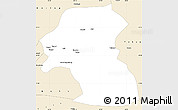 Classic Style Simple Map of Hoxud