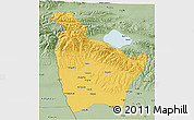 Savanna Style 3D Map of Huocheng