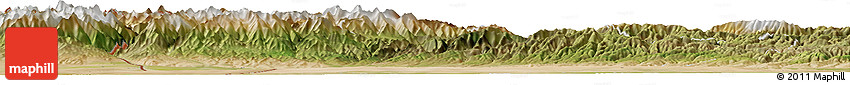 Satellite Horizon Map of Huocheng
