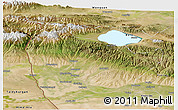 Satellite Panoramic Map of Huocheng
